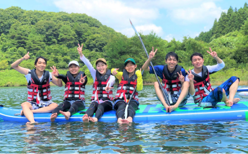 那須矢の目ダム湖 SUP(那須塩原市)